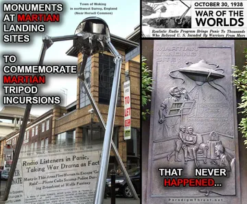 War of the Worlds Monuments